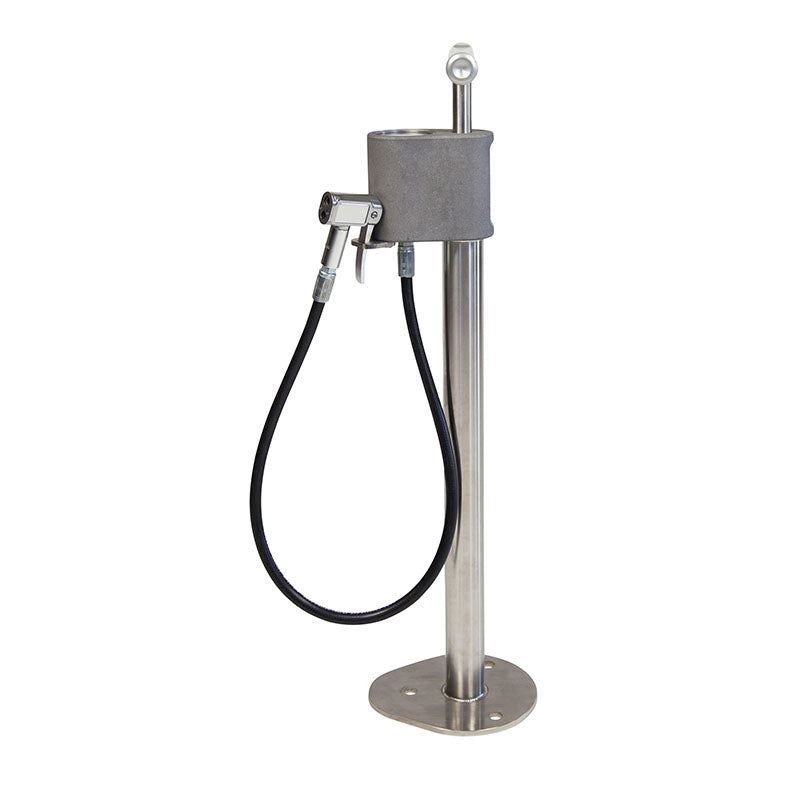 Outdoor Public Bike Pump with Gauge - Zzue Creation