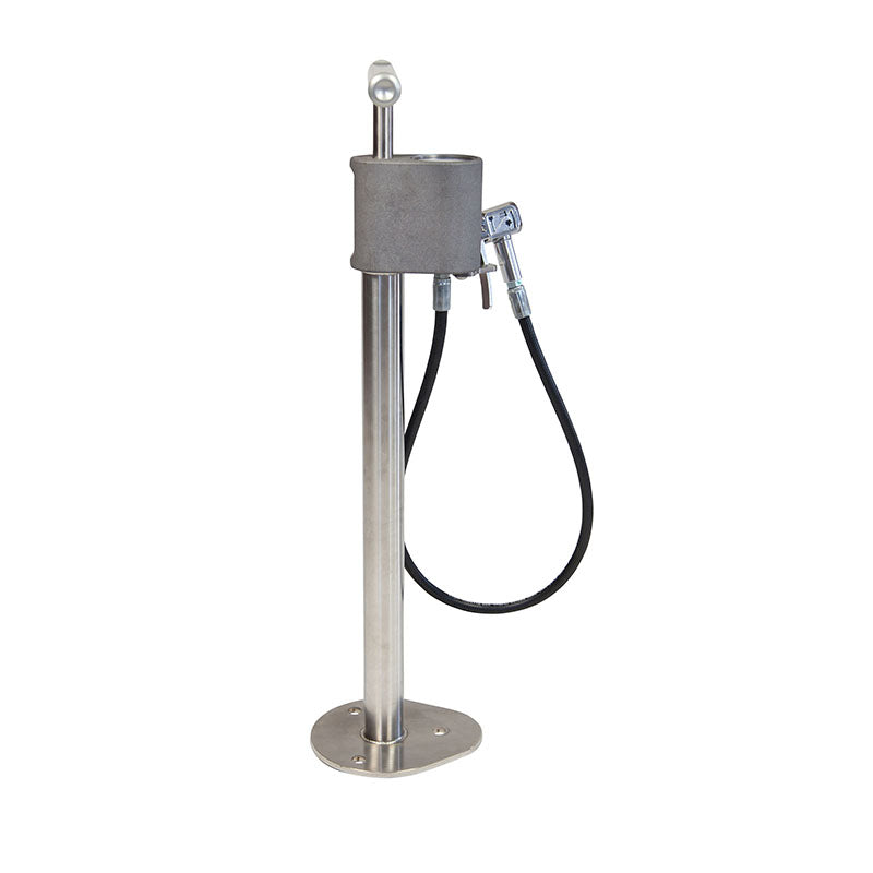 Outdoor Public Bike Pump with Gauge - Zzue Creation